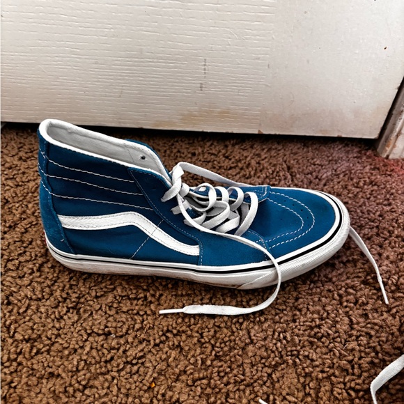 blue sk8 hi vans - Picture 3 of 9